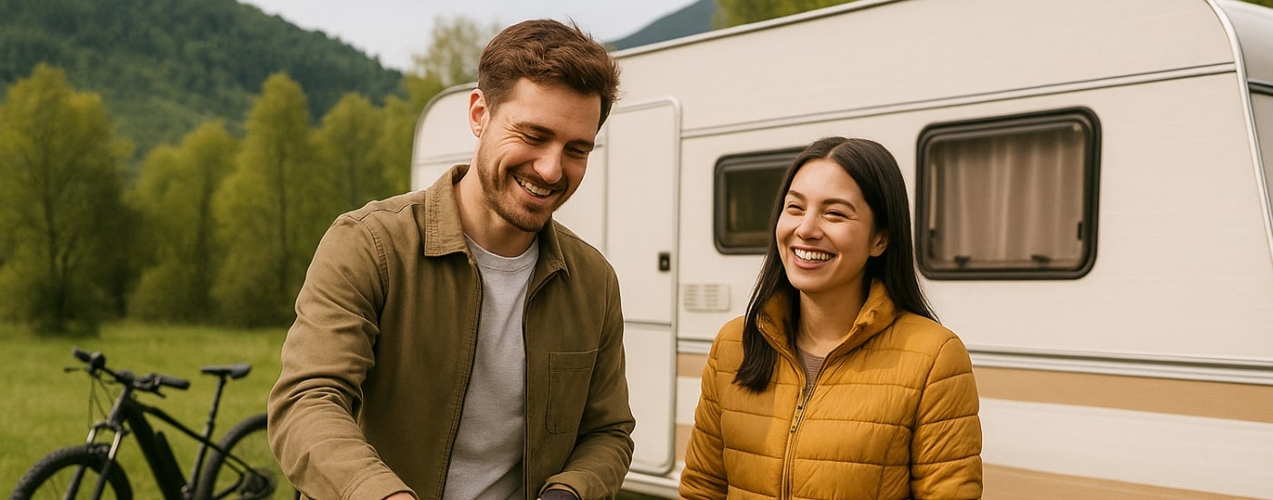 E-Bike Solar Ladegerät für unterwegs