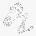 12-V-Adapter mit Kabel