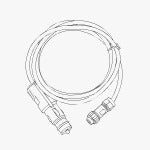 Kabel mit 12-V-Zigarettenanzünder-Stecker