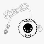 Tranz X XLR-5 Ladestecker